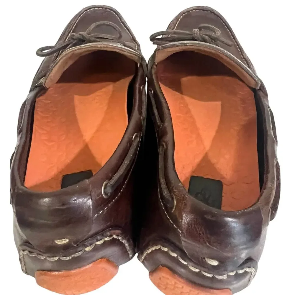 Cole Haan Driving Moc Mens Size 10.5 M Brown Leather Comfort Preppy Casual